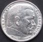 Preview: 5 Reichsmark 1937 Deutsches Reich 1937 "Porträt von Paul von Hindenburg (1847–1934)"