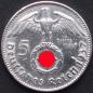 Preview: 5 Reichsmark 1937 Deutsches Reich 1937 "Porträt von Paul von Hindenburg (1847–1934)"