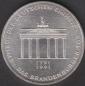 Preview: 10 DM Münze Sondermünze 1991 "Brandenburger Tor"