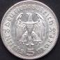 Preview: 5 Reichsmark 1936 Deutsches Reich 1936 "Porträt von Paul von Hindenburg (1847–1934)"