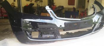 Preview: Stoßstange vorne Mercedes A-Klasse W169 (Lackiert in Kosmosschwarz Metallic 191) Neu