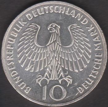 10 DM Münze Olympiade 1972 München (Olympisches Feuer)