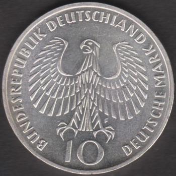 10 DM Münze Olympiade 1972 München (Olympisches Feuer)