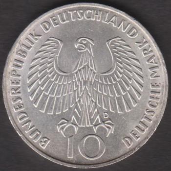 10 DM Münze Olympiade 1972 München (Olympisches Feuer)