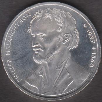 Preview: 10 DM Münze Gedenkmünze 1997 "500. Geburtstages von Philipp Melanchthon"