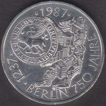 Preview: 10 DM Münze Gedenkmünze 1987 „750 Jahre Berlin“
