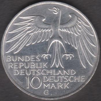 10 DM Münze Gedenkmünze 1972 "Olympischen Spiele in München"