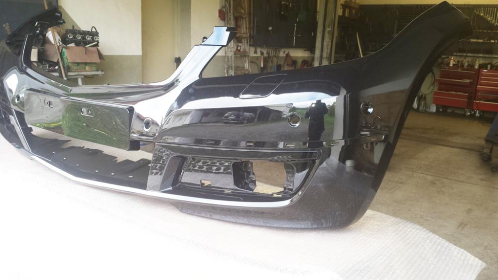 Stoßstange vorne Mercedes A-Klasse W169 (Lackiert in Kosmosschwarz Metallic 191) Neu
