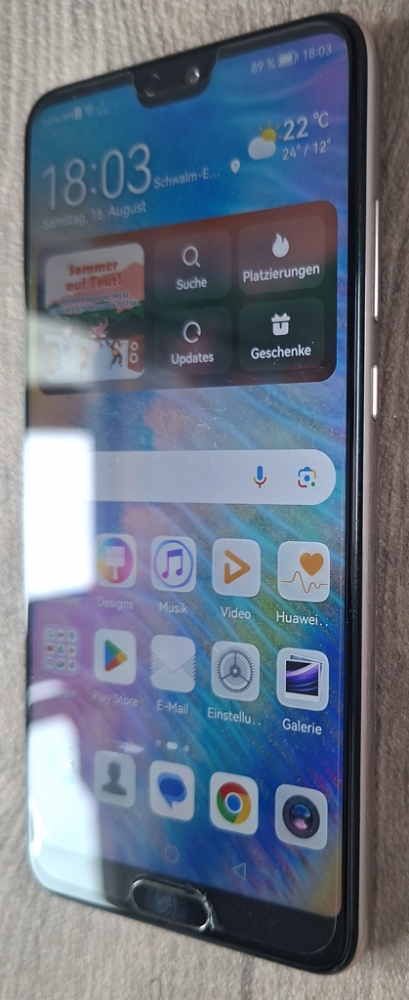 Huawei P20 EML-L29 - 128GB - Pink Gold (Ohne Simlock) (Dual SIM)