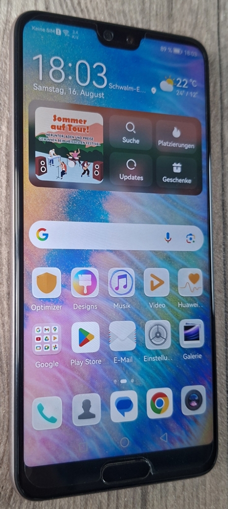 Huawei P20 EML-L29 - 128GB - Pink Gold (Ohne Simlock) (Dual SIM)
