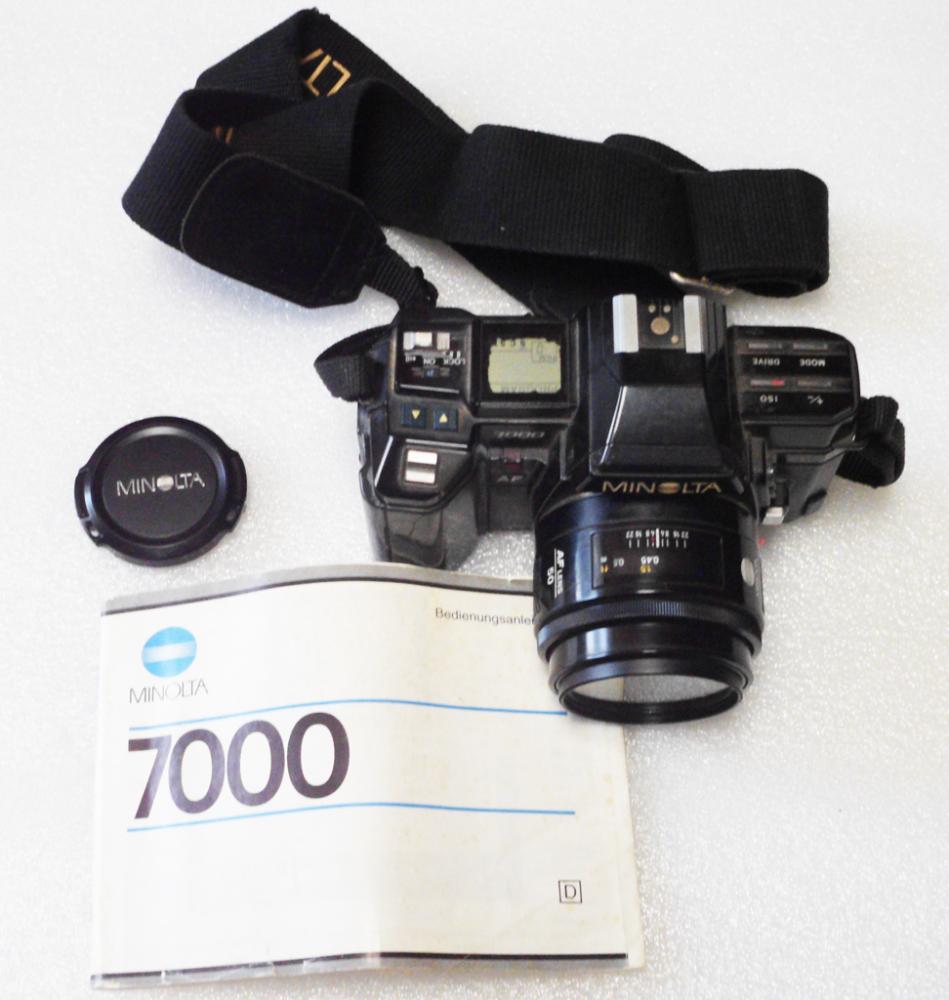 Minolta 700 AF mit AF 50 mm Objektiv