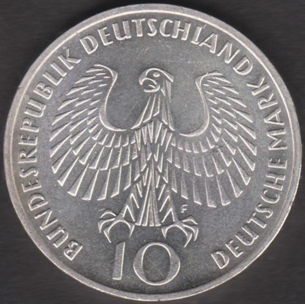 10 DM Münze Olympiade 1972 München (Olympisches Feuer)