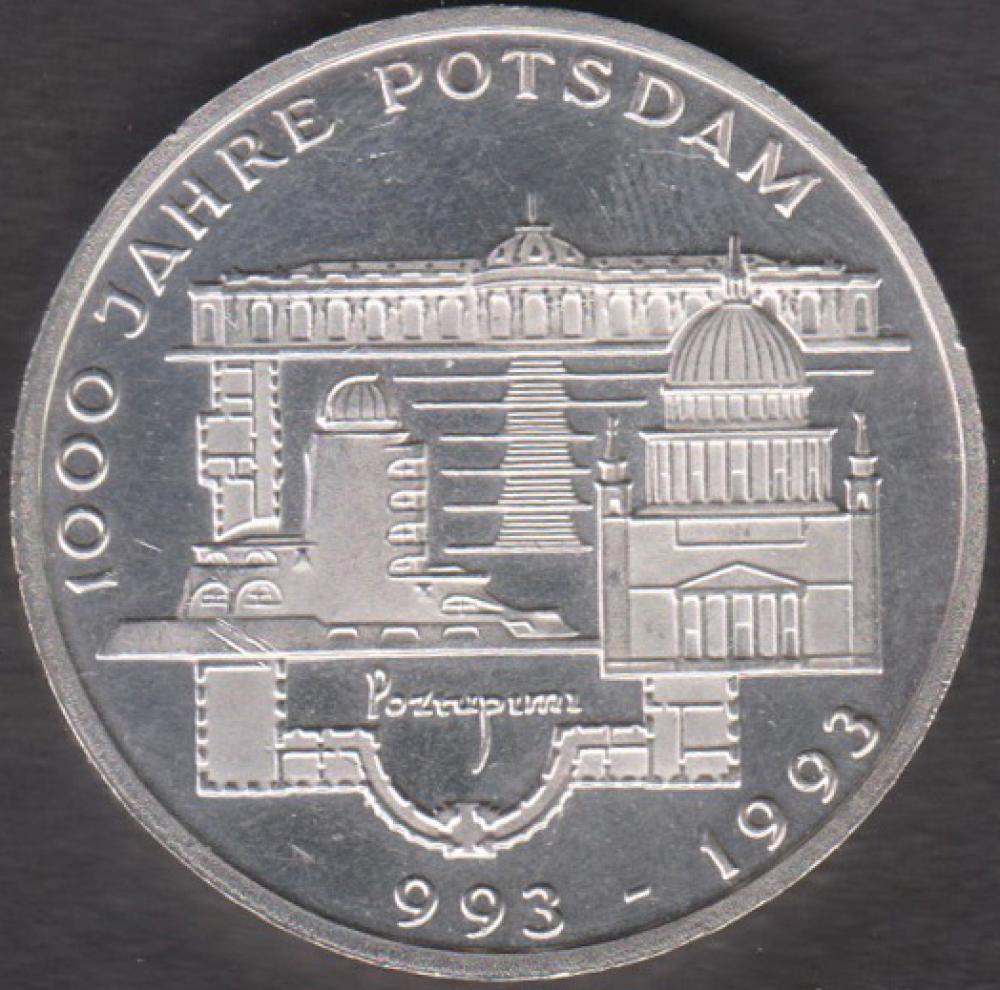 10 DM Münze Gedenkmünze 1993 „1000 Jahre Potsdam“