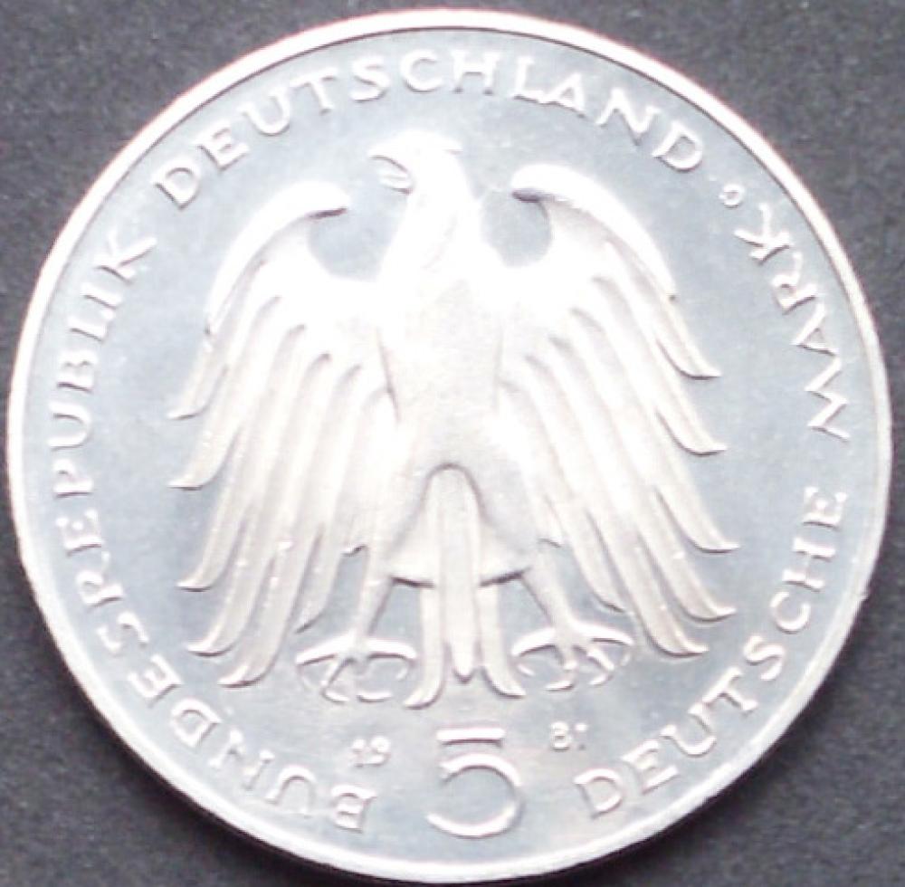 5 DM Münze Gedenkmünze 1981 "150. Todestags von Heinrich Friedrich Carl Reichsfreiherr vom und zum Stein"