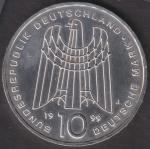 10 DM Münze Gedenkmünze 1999 Motiv „50 Jahre SOS-Kinderdörfer“