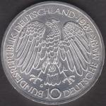 10 DM Münze Gedenkmünze 1987  "30 Jahre Römische Verträge“
