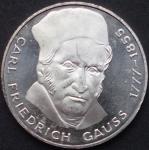 5 DM Münze Gedenkmünze 1977 "200. Geburtstags des Mathematikers, Astronomen und Physikers Carl Friedrich Gauß"